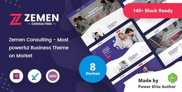 Zemen v4.0.1 – 多用途咨询业务 WordPress 主题下载 + RTL