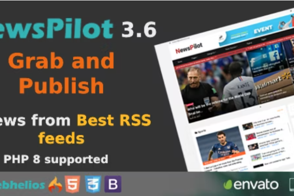 NewsPilot v3.6 自动新闻聚合器和脚本源码下载