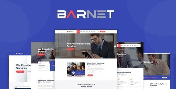 Barnet v1.9 – 商业咨询 WordPress 主题下载