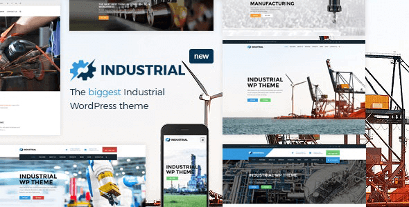 Industrial v1.7.9 工厂商业 WordPress 主题下载