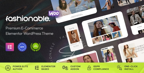 Fashionable v1.0.5 – 服装 WooCommerce WordPress 主题下载