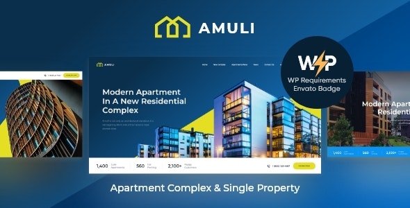 Amuli v2.3.0 – 房地产市场 WordPress 主题下载