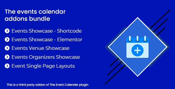 The events calendar addons bundle v1.0 事件日历插件下载