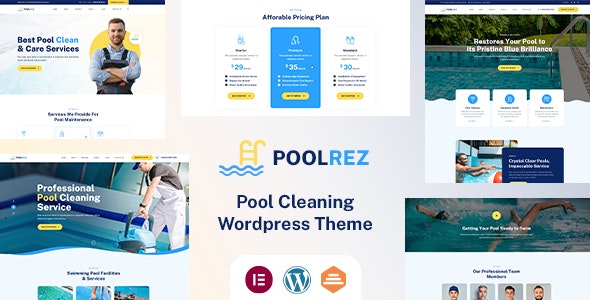 Poolrez v1.0 – 泳池清洁 WordPress 主题下载