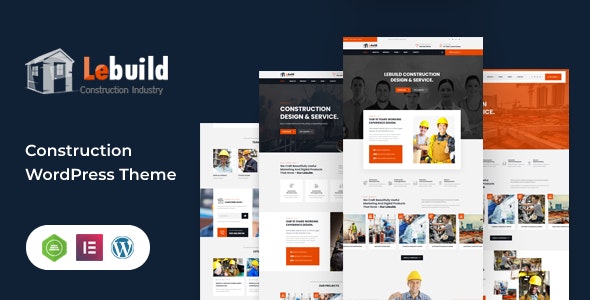 Lebuild v2.0.0 – 建筑行业公司 WordPress 主题下载