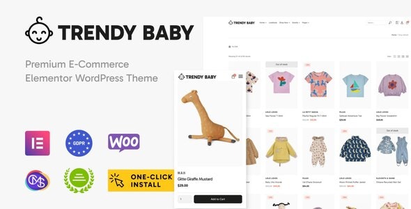 Trendy Baby v1.0.2 – 儿童商店 WordPress 主题下载