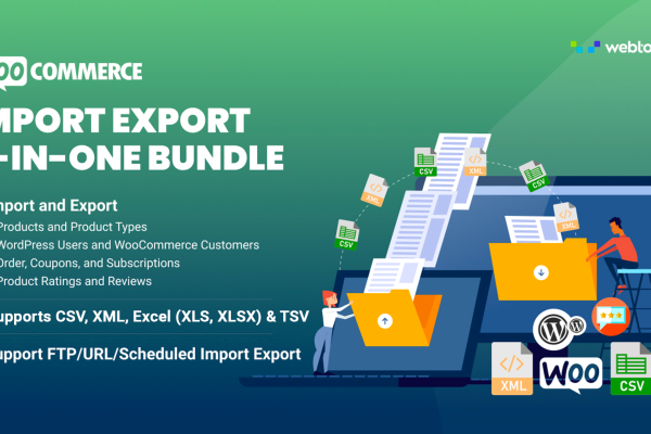 All-in-one WooCommerce Import Export Suite by WebToffee v1.2.8 产品信息批量导入导出插件下载