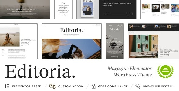Editoria v1.0.2 报纸杂志 WordPress 主题下载
