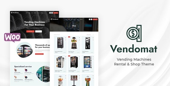 Vendomat v1.2.2 自动售货机 WooCommerce 主题下载