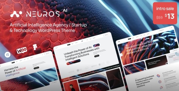 Neuros v1.4.0 人工智能代理和技术 WordPress 主题下载