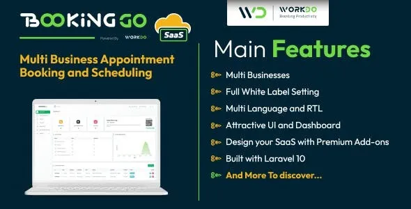 BookingGo SaaS v2.4– 多业务预约预订和日程安排源码下载