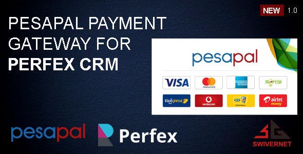 Pesapal Payment Gateway for Perfex CRM v1.0.1 用于 Perfex CRM 的 Pesapal 支付网关源码下载