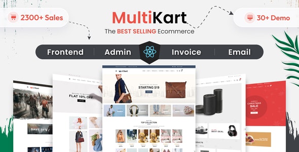 Multikart v3.3.6 React eCommerce Template 电子商务模板下载