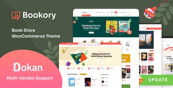 Bookory v2.1.8 – 书店 WooCommerce 主题下载