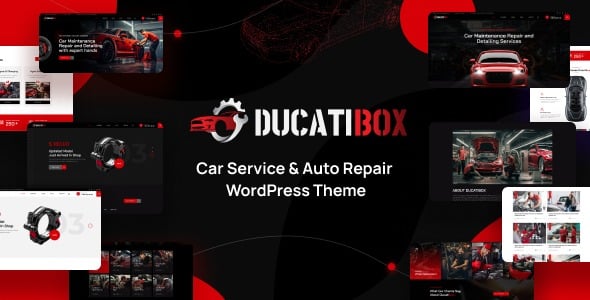 Ducatibox v1.0.0 汽车服务和汽车维修 WordPress 主题下载