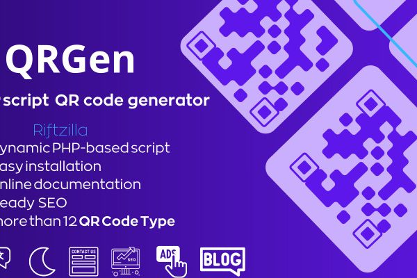 QRGen v1.0 – 强大的 PHP 二维码生成脚本源码下载