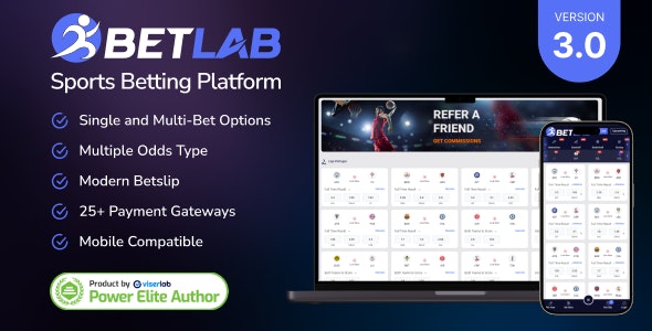 BetLab v3.0 – 体育博彩平台源码破解版下载