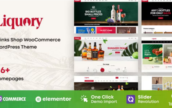 Liquory v1.2.8 饮品店 WooCommerce 主题下载