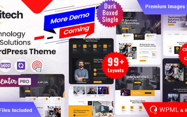 Oitech v2.3 技术 IT 解决方案wordpress主题下载