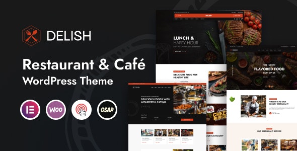 Delish v1.0 – 餐厅和咖啡馆 WordPress 主题下载