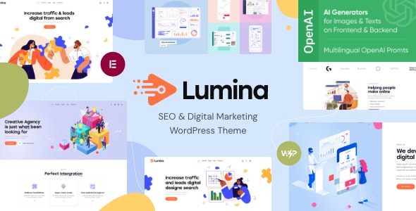 Lumina v1.3 – 创意代理机构 WordPress 主题下载