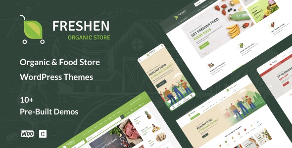 Freshen v1.0.22 – 有机食品商店 WordPress 主题下载