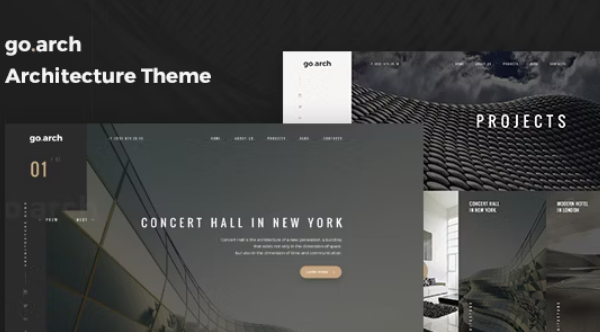 go.arch v1.2.8 建筑和室内 WordPress 主题下载