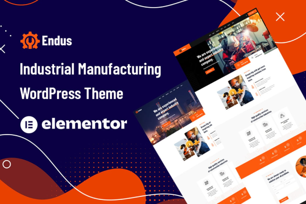 Endus v1.0.1 工业制造 WordPress 主题下载