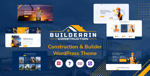 Builderrin v1.0.0 – 建筑施工 WordPress 主题下载