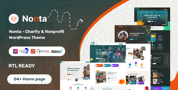 Nonta v1.0.1 – 非营利组织和慈善机构的 WordPress 主题下载