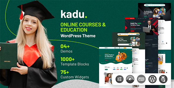 Kadu v1.0 – 教育类 WordPress 主题下载