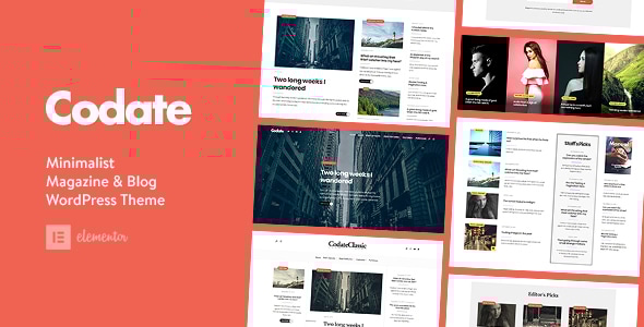 Codate v1.4 – 现代杂志和博客 WordPress 主题下载