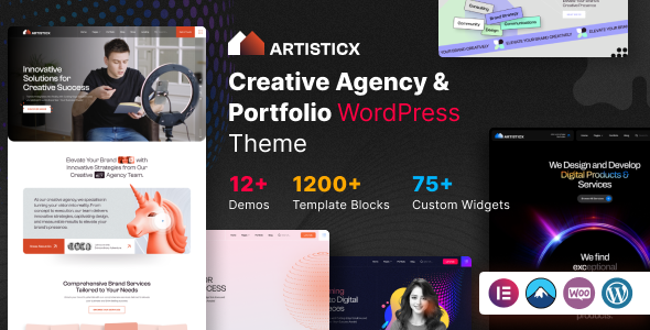 Artisticx v1.0 – 创意代理机构 WordPress 主题下载