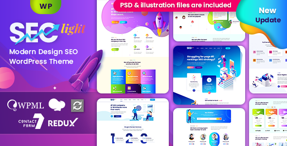 Seclight v1.1.3 – Seo 和数字营销 WordPress 主题下载