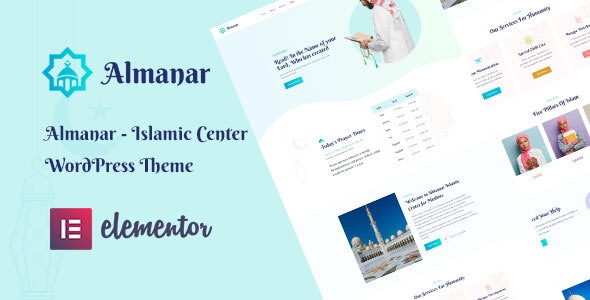 Almanar v1.0.4 – 伊斯兰中心 WordPress 主题下载