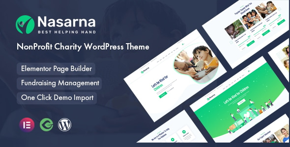 Nasarna v2.0.2 – 非营利慈善 WordPress 主题下载