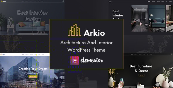 Arkio v1.0.4 – 建筑与室内设计 WordPress 主题下载
