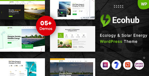 Ecohub v1.0.9 – 生态太阳能 WordPress 主题下载