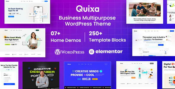 Quixa v1.0 – 创意商业 WordPress 主题下载