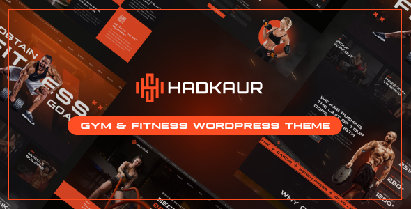 Hadkaur v1.0 – 健身和健身房 WordPress 主题下载