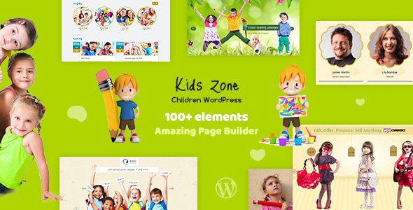 Kids Zone v6.3 – 儿童 WordPress 主题下载