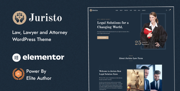 Juristo v1.0.1 – 律师与代理人 WordPress 主题下载