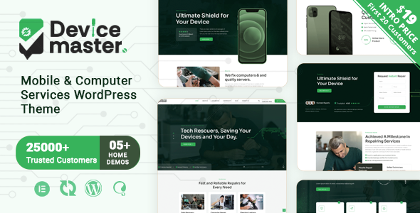 Devicemaster v1.0.1 – 移动和电脑维修服务 WordPress 主题下载