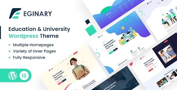 Eginary v1.0 – 教育与大学 WordPress 主题下载