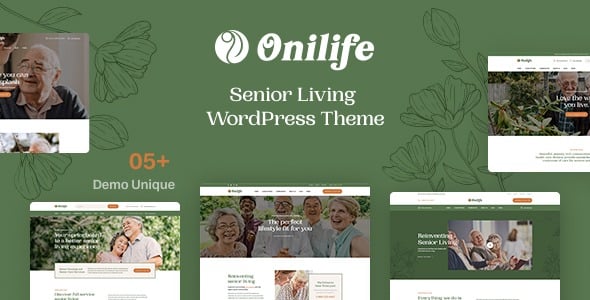 Onilife v1.1.8 老年生活 WordPress 主题下载