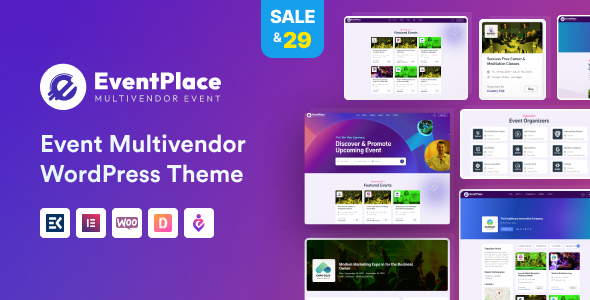 Eventplace v1.1.6 – 多供应商活动管理 WordPress 主题下载