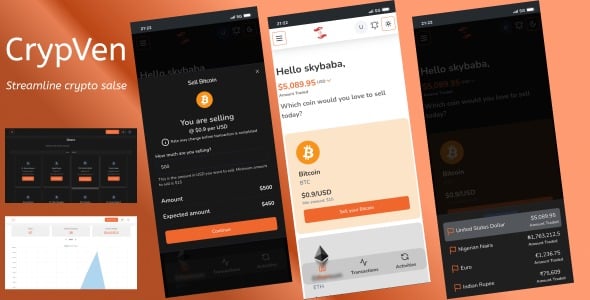 CrypVen v1.1 – 加密货币供应商平台php源码下载