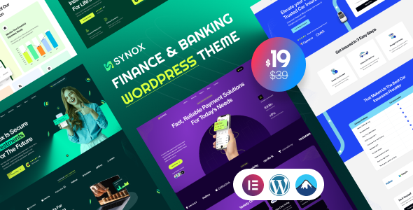 Synox v1.0.0 – 金融与银行 WordPress 主题下载