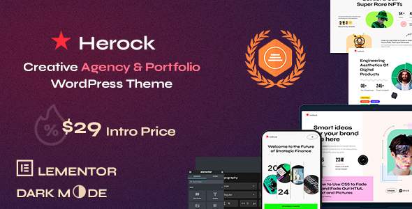 Herock v1.0.3 – 代理与投资组合 WordPress 主题下载