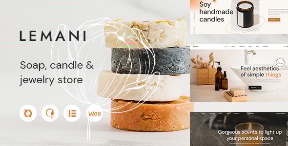 Lemani v1.1.15 – 手工制品和珠宝 WordPress 主题下载